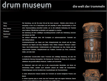 Tablet Screenshot of drummuseum.com